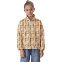 Patter-carrot-pattern-carrot-print Kids  Half Zip Hoodie View1