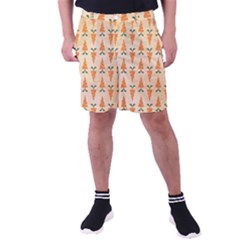 Patter-carrot-pattern-carrot-print Men s Pocket Shorts by Cowasu