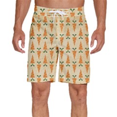 Patter-carrot-pattern-carrot-print Men s Beach Shorts