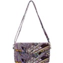 Abstract-drawing-design-modern Removable Strap Clutch Bag View1