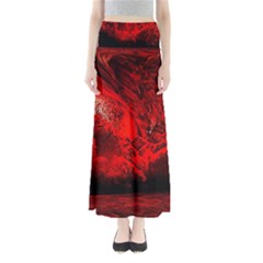 Planet-hell-hell-mystical-fantasy Full Length Maxi Skirt by Cowasu