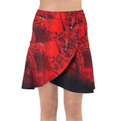Planet-hell-hell-mystical-fantasy Wrap Front Skirt by Cowasu