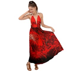 Planet-hell-hell-mystical-fantasy Backless Maxi Beach Dress by Cowasu