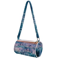 Sea-waves-ocean-water-beach-surf Mini Cylinder Bag by Cowasu