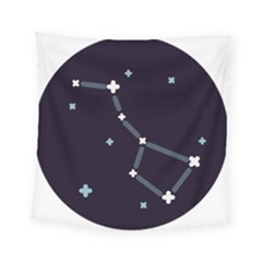 Celebrities-categories-universe-sky Square Tapestry (small)