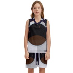 Astronaut-space-astronomy-universe Kids  Basketball Mesh Set by Cowasu