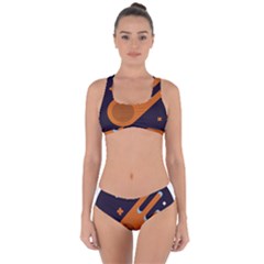 Meteor-meteorite-space-comet Criss Cross Bikini Set by Cowasu