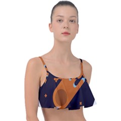 Meteor-meteorite-space-comet Frill Bikini Top by Cowasu