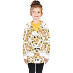 Pizza-slice-food-italian Kids  Double Breasted Button Coat by Sarkoni