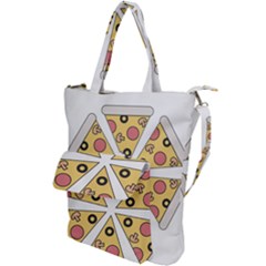 Pizza-slice-food-italian Shoulder Tote Bag by Sarkoni