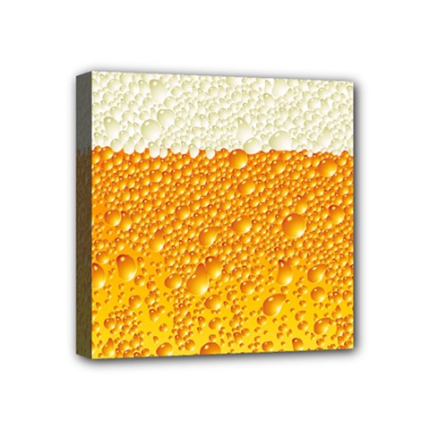 Bubble-beer Mini Canvas 4  X 4  (stretched)