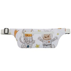 Astronaut-dog-cat-clip-art-kitten Active Waist Bag