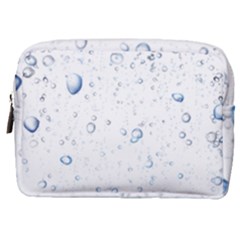 Blue Oxygen-bubbles-in-the-water Make Up Pouch (medium) by Sarkoni