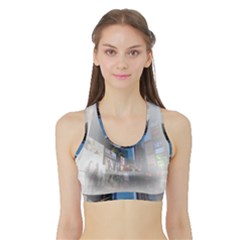 New York City Sports Bra With Border