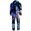 Unicorn Starry Night Print Van Gogh Hooded Jumpsuit (Men) View2