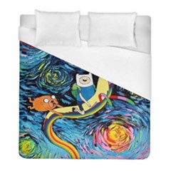 Cartoon Parody  Art Starry Night Van Gogh Duvet Cover (full/ Double Size)