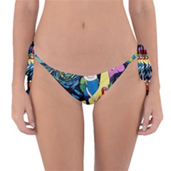 Cartoon Parody  Art Starry Night Van Gogh Reversible Bikini Bottoms