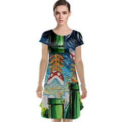 Game Starry Night Doctor Who Van Gogh Parody Cap Sleeve Nightdress