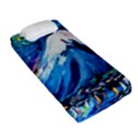 Mount Fuji Art Starry Night Van Gogh Fitted Sheet (Single Size) View2