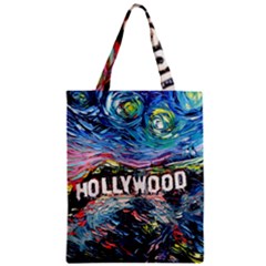 Hollywood Art Starry Night Van Gogh Zipper Classic Tote Bag