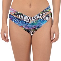 Hollywood Art Starry Night Van Gogh Double Strap Halter Bikini Bottoms by Sarkoni