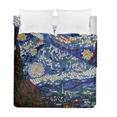 Mosaic Art Vincent Van Gogh s Starry Night Duvet Cover Double Side (full/ Double Size)