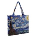 Mosaic Art Vincent Van Gogh s Starry Night Zipper Medium Tote Bag View2