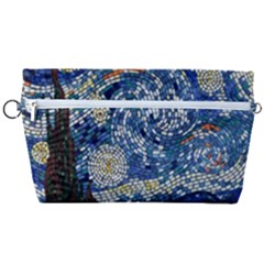 Mosaic Art Vincent Van Gogh s Starry Night Handbag Organizer by Sarkoni