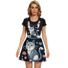 Cats Pattern Apron Dress by Valentinaart