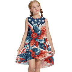 America Pattern Kids  Frill Swing Dress by Valentinaart