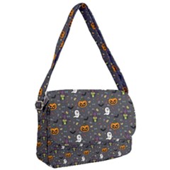 Halloween Pattern Bat Courier Bag