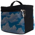 Sky Clouds Blue Cartoon Animated Make Up Travel Bag (Big) View2