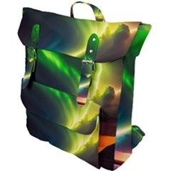 Lake Storm Neon Nature Buckle Up Backpack by Bangk1t