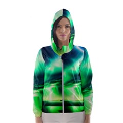 Lake Storm Neon Women s Hooded Windbreaker