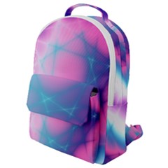 Geometry Abstract Pattern Hypercube Flap Pocket Backpack (small)