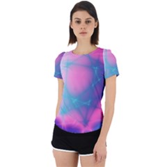 Geometry Abstract Pattern Hypercube Back Cut Out Sport T-shirt by Bangk1t