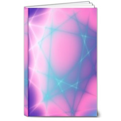 Geometry Abstract Pattern Hypercube 8  X 10  Hardcover Notebook