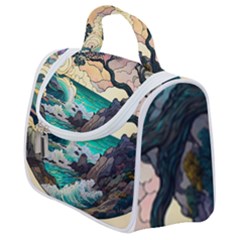 Tree Wave Ocean Satchel Handbag