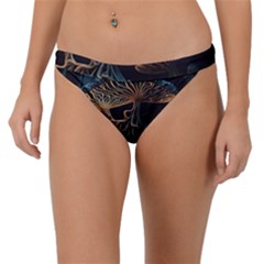 Forest Mushroom Wood Band Bikini Bottoms by Bangk1t