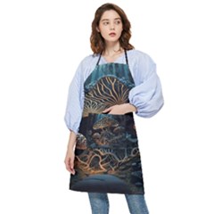 Forest Mushroom Wood Pocket Apron