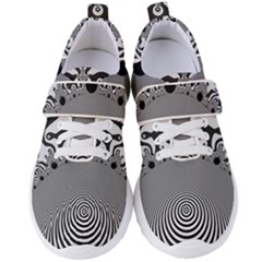 Pattern Illusion Fractal Mandelbrot Women s Velcro Strap Shoes