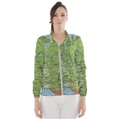 Map Earth World Russia Europe Women s Windbreaker by Bangk1t