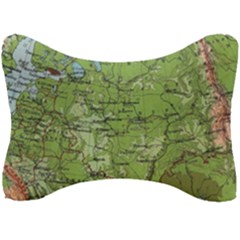 Map Earth World Russia Europe Seat Head Rest Cushion