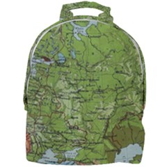 Map Earth World Russia Europe Mini Full Print Backpack by Bangk1t