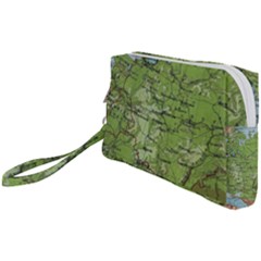 Map Earth World Russia Europe Wristlet Pouch Bag (small)