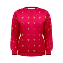 Heart Pattern Design Women s Sweatshirt