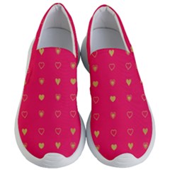 Heart Pattern Design Women s Lightweight Slip Ons by Ravend