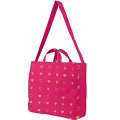 Heart Pattern Design Square Shoulder Tote Bag