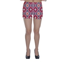 Geometric Pattern Seamless Abstract Skinny Shorts