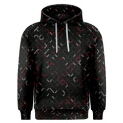 Abstract Dark Pattern Minimal Men s Overhead Hoodie